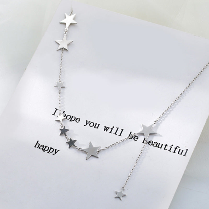Star clavicle necklace