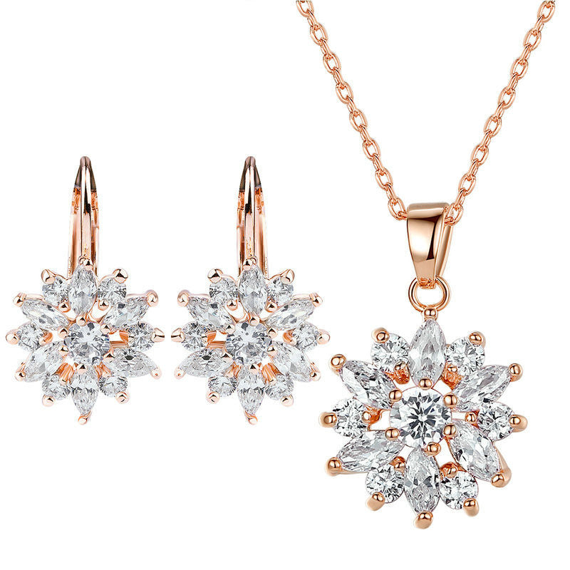 Champagne Flowery  Earrings
