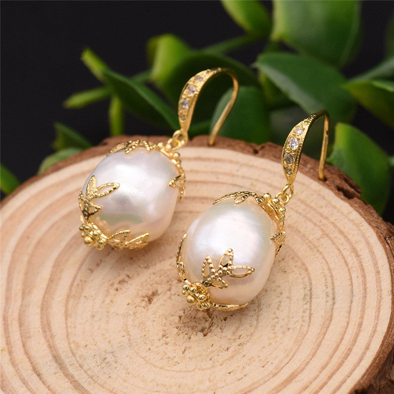 Baroque Pearl Earrings