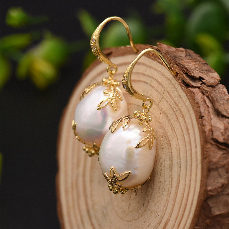 Baroque Pearl Earrings