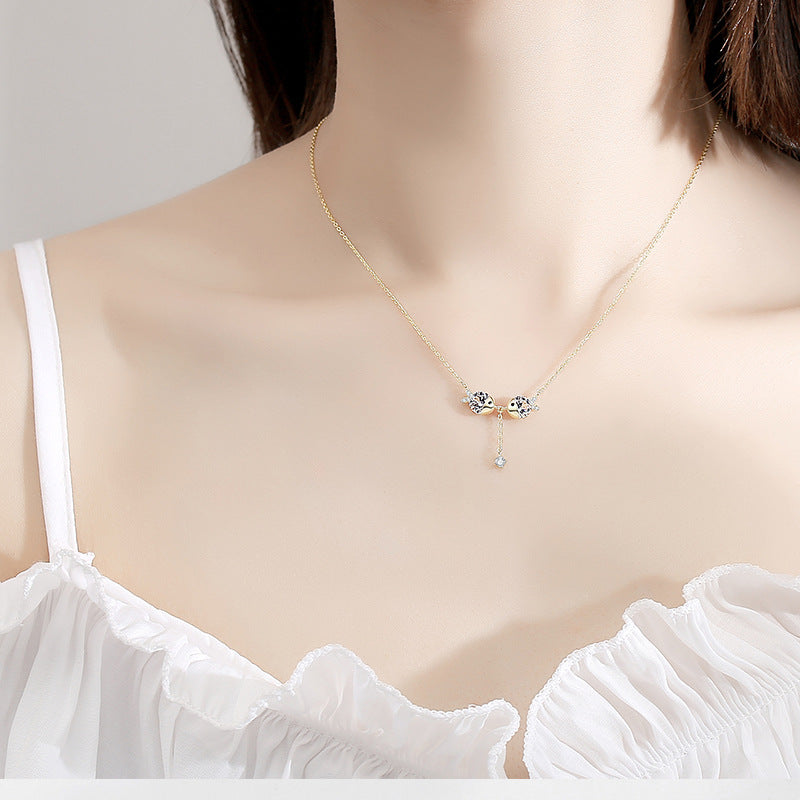Zircon necklace