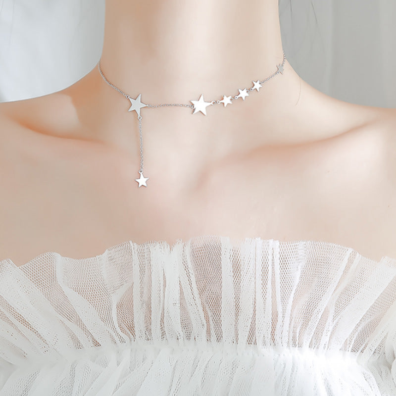 Star clavicle necklace