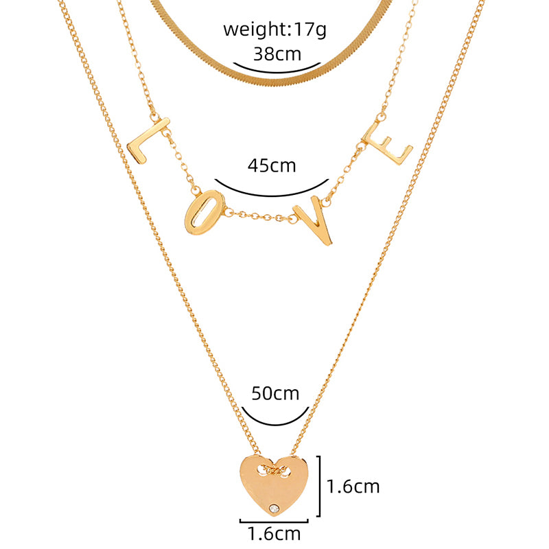 Personality multi-layer Necklace