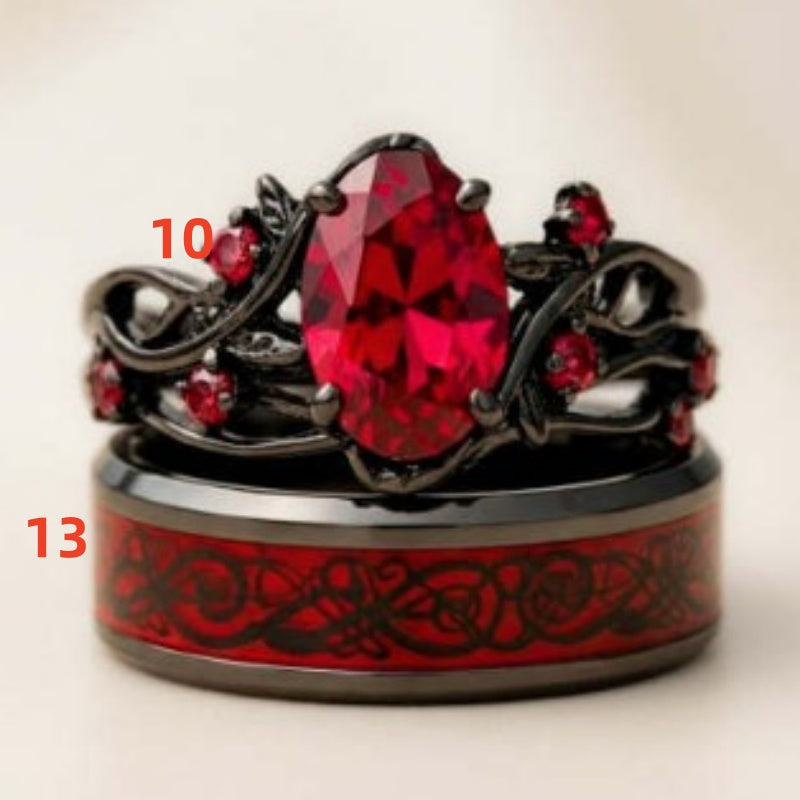 Rhinestone Ornament Rings