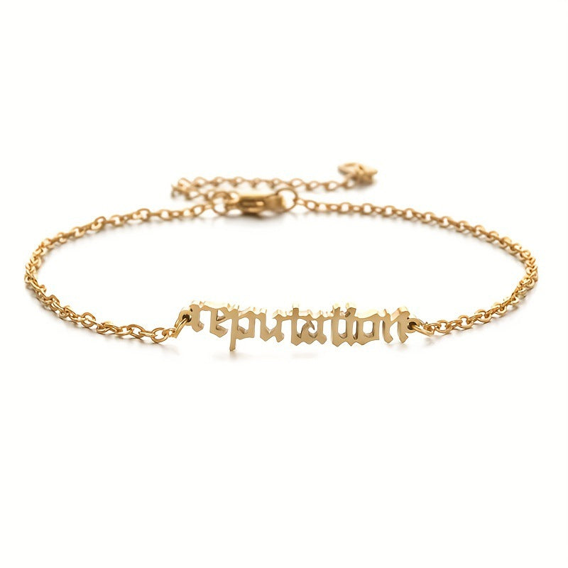 O Chain Steel Anklets
