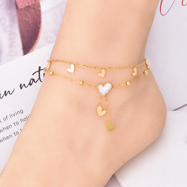 Tassel Titanium  Anklet