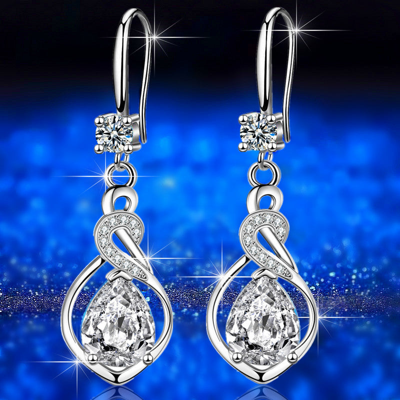 Shiny Zircons Earrings