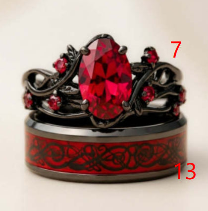 Rhinestone Ornament Rings