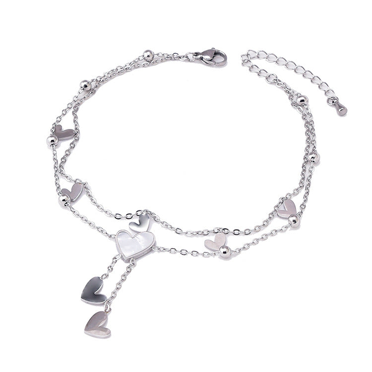 Tassel Titanium  Anklet