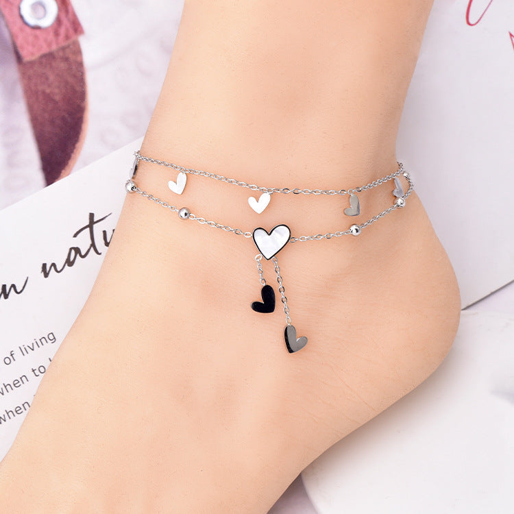 Tassel Titanium  Anklet