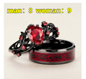 Rhinestone Ornament Rings