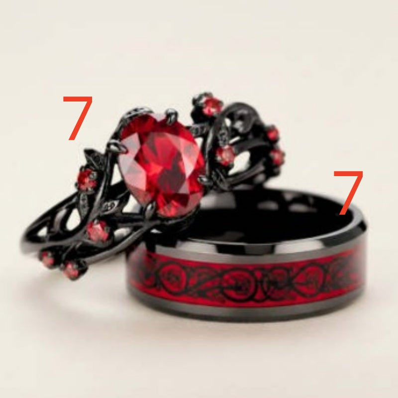 Rhinestone Ornament Rings