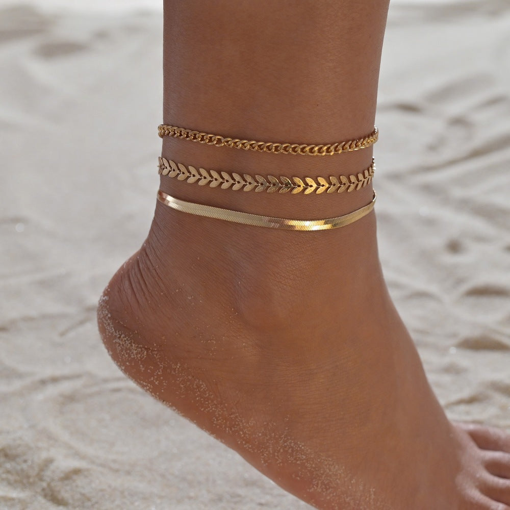 Personalized Retro Anklets