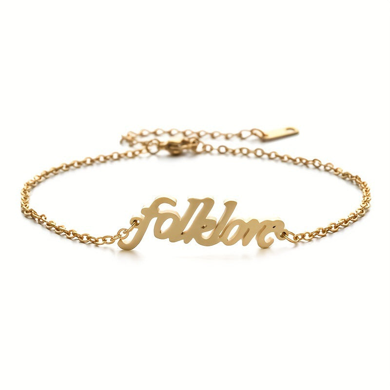 O Chain Steel Anklets