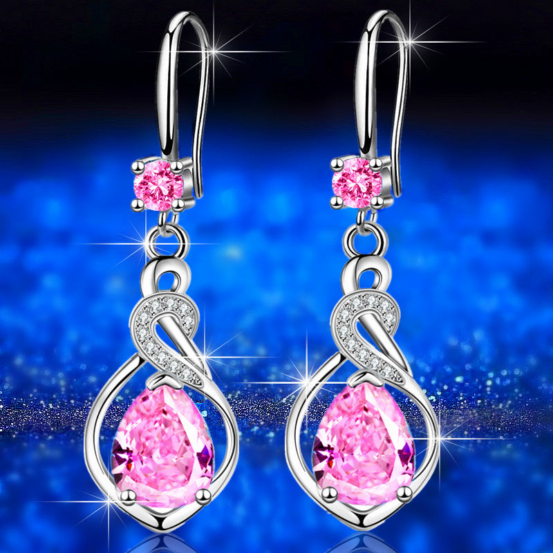 Shiny Zircons Earrings
